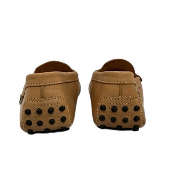 Tod’s Gommini Ring Moccasin Loafers Calfskin Leather Tan Size 7.5 Made Italy - Picture 7 of 10
